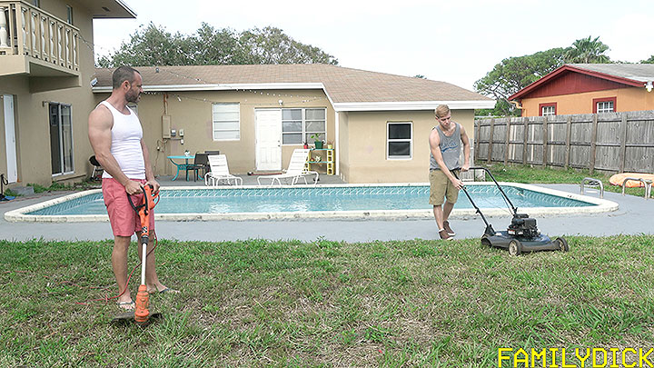 Giving it To My Old Man Chapter 1: Yard Work