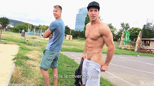 Niko Vangelis Stips In Public - Animated